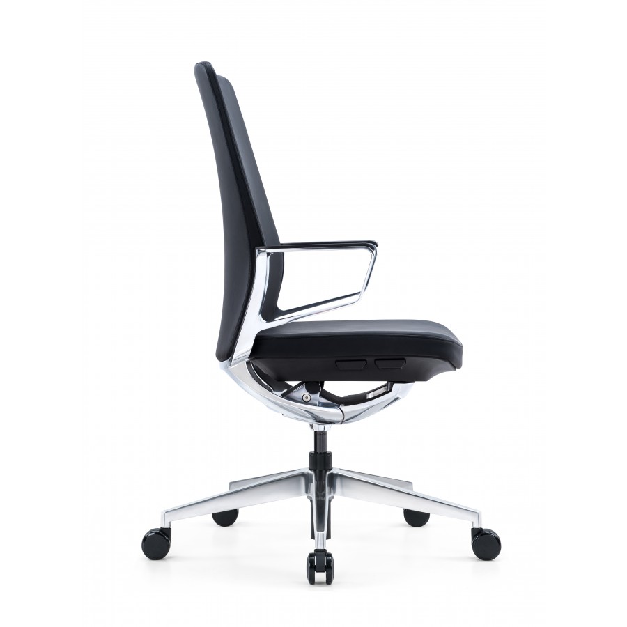 Lusso Aluminium Executive Leather Office Chair